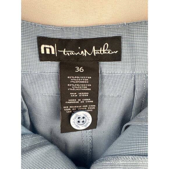 Men’s Travis Mathew’s Size 36 Dark & Light Blue Golf Shorts. - Picture 3 of 5